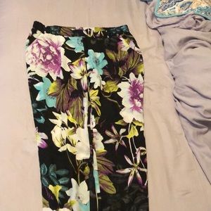 Dress like pants slacks w pleaded on the front